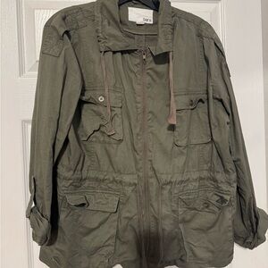 Bar III Women’s olive green jacket - XL